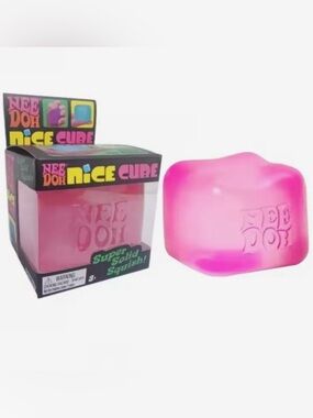 Nee Doh Nice Cube Pink